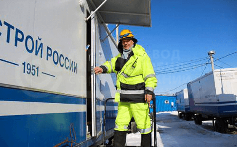 Мобильный поселок для строителей космодрома «Восточный»